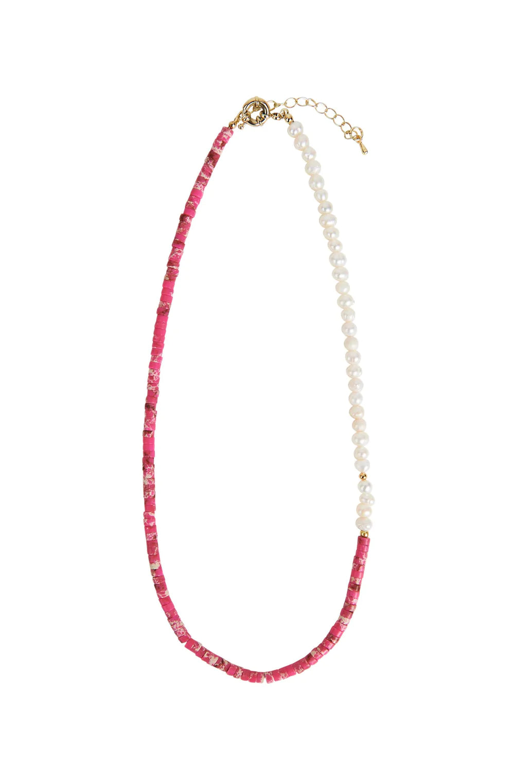 Plumeria Pearl Necklace Candy Necklace Eb & Ive 