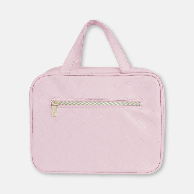 Woven Cosmetic Hanging Bag Peony Pink Accessories Tonic Australia 