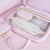 Woven Cosmetic Hanging Bag Peony Pink Accessories Tonic Australia 