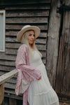 Midsummer Dreamer Kimono - Paisley Pink Wild Earth Trading Co 