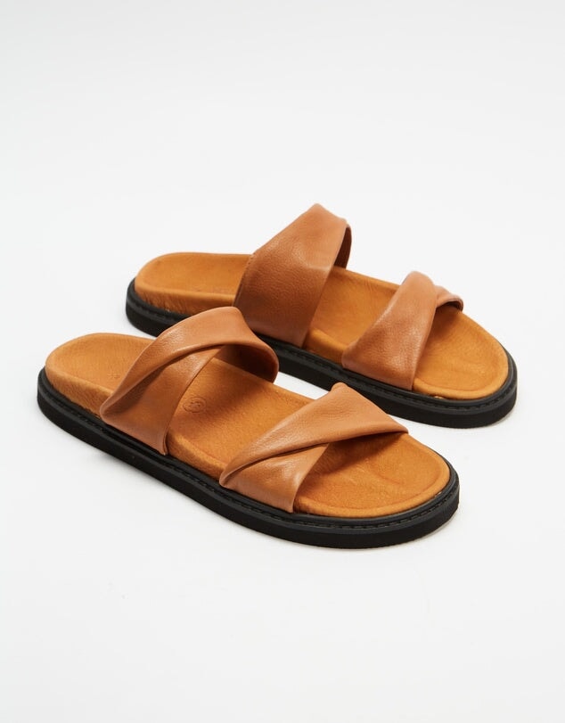 Ahoy Leather Sandal Tan Shoes Human 