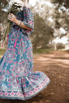 Dahlia Maxi Dress - Emerald Wild Earth Trading Co 