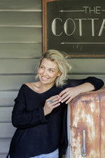 Izzy Knit - Black Cardigan Silver Wishes 