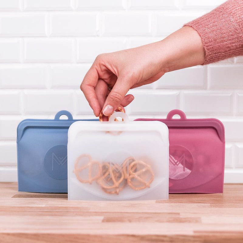 Pack & Snack Bag Set Re-Usable MontiiCo 
