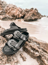 Hendrix Slides - Black **SAMPLES** Shoes Wild Earth Trading Co 