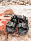 Hendrix Slides - Black **SAMPLES** Shoes Wild Earth Trading Co 