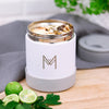Insulated Food Jar Re-Usable MontiiCo White 